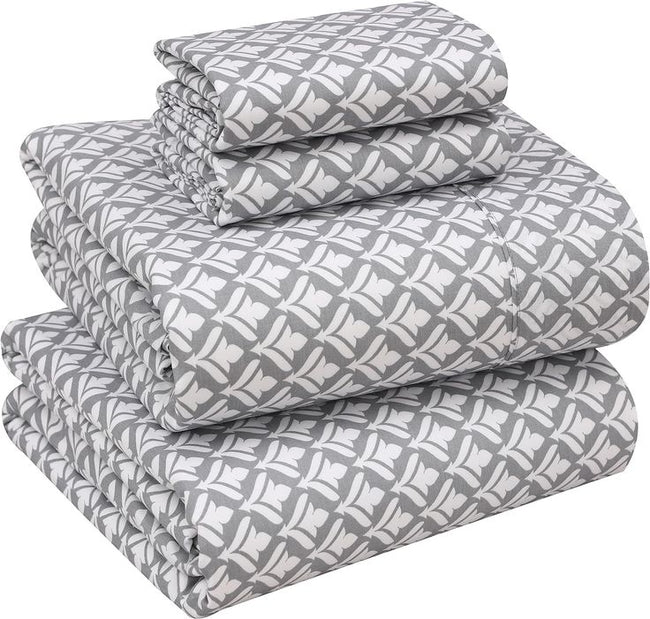 Meadow Garden Printed Cotton Bedsheet Set Hover Image